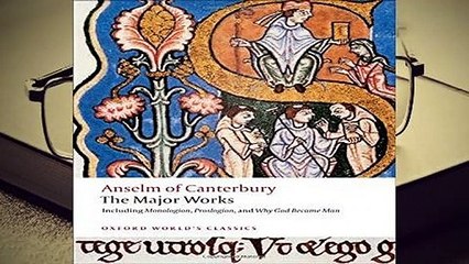 Full version  Anselm of Canterbury: The Major Works (Oxford World s Classics)  Best Sellers Rank