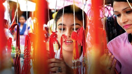 Silver Rakhi a thread of delight