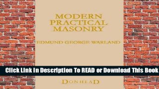 [Read] Modern Practical Masonry  For Free