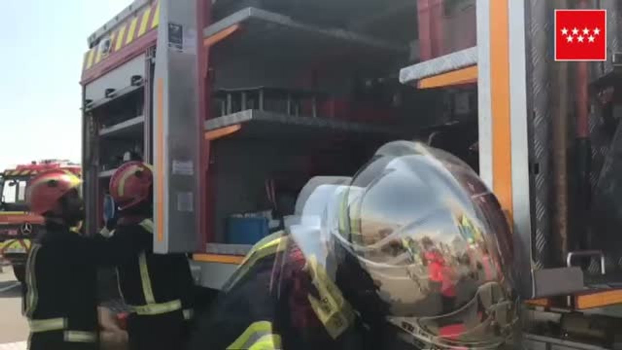 Fallece un conductor de 84 años en un choque en una rotonda en Paracuellos del Jarama (Madrid)