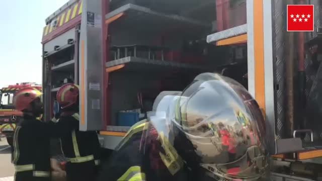 Fallece un conductor de 84 años en un choque en una rotonda en Paracuellos del Jarama (Madrid)