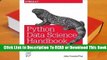 Full E-book Python Data Science Handbook: Tools and Techniques for Developers  For Full