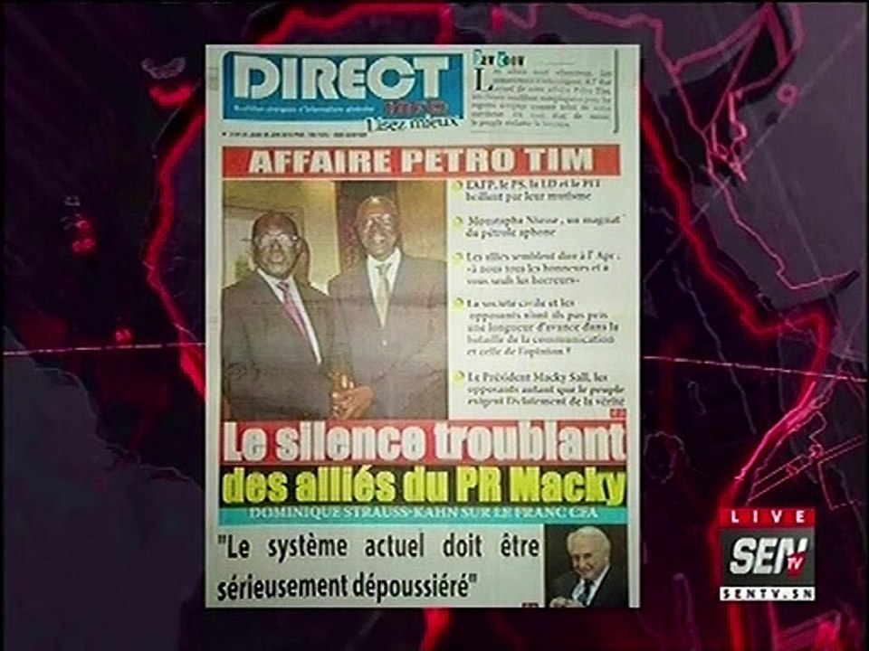 Revue de presse (Wolof) Sen Tv du jeudi 20 juin 2019 par Ahmed Aidara