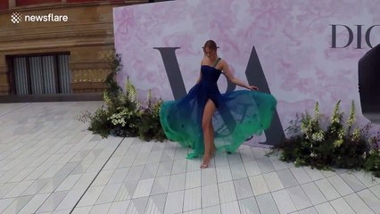 Felicity Jones, David Cameron among arrivals of celebrities attending London V&A summer fundraiser