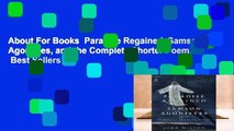 About For Books  Paradise Regained, Samson Agonistes, and the Complete Shorter Poems  Best Sellers