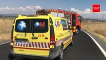 Un motorista muerto en una colisión con un turismo en la localidad madrileña de Quijorna