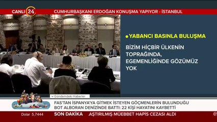 Başkan Erdoğan konuşma yapıyor