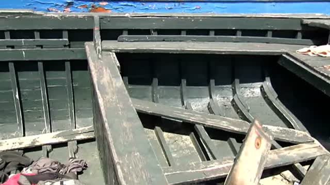 Las pateras, abandonadas en Barbate