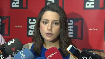 Arrimadas cree que Torra quiere una "policía política"