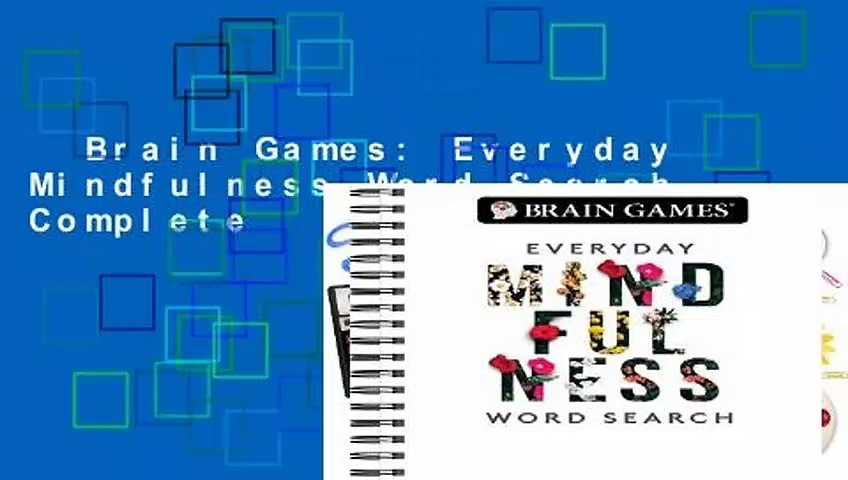 Brain Games: Everyday Mindfulness Word Search Complete