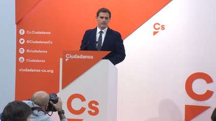 Rueda de prensa de Albert Rivera