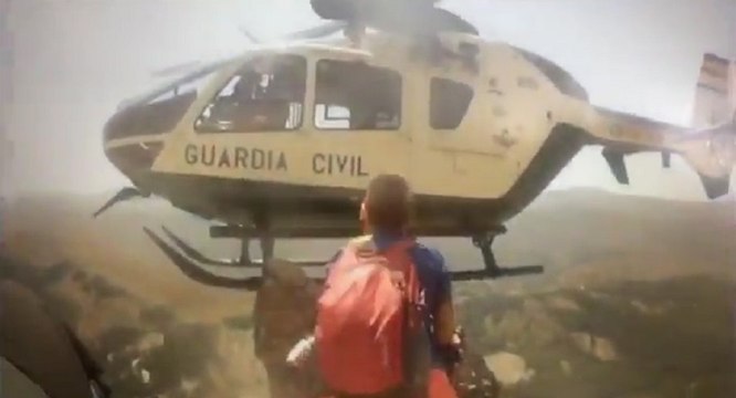 Guardia Civil rescata a una mujer en el Pico Trevenque de Sierra Nevada