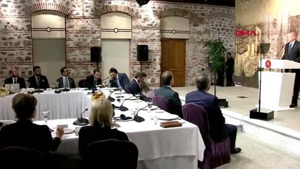 İSTANBUL- CUMHURBAŞKANI ERDOĞAN YABANCI MEDYA TEMSİLCİLERİ İLE BİR ARAYA GELDİ