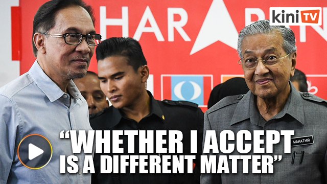 No clear answer from Dr Mahathir on whether Anwar will be made DPM