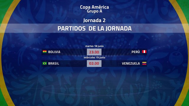 Previa de la Jornada 2 Copa América Grupo A