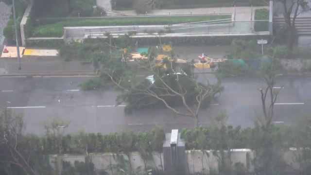 El supertifón 'Mangkhut' deja 213 heridos en Hong Kong