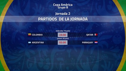 Previa de la Jornada 2 Copa América Grupo B