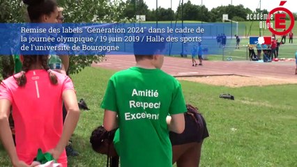 Remise des labels "Génération 2024"