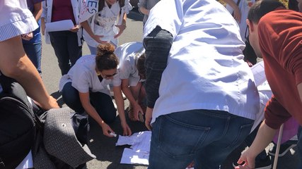 Manifestation du service des urgences