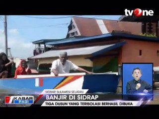 Banjir Sidrap, Tiga Dusun yang Terisolasi Berhasil Dibuka
