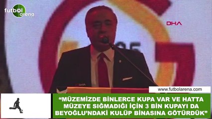 Mustafa Cengiz: "Müzemize sığdıramadığımız 3 bin kupayı kulüp binasına götürdük"