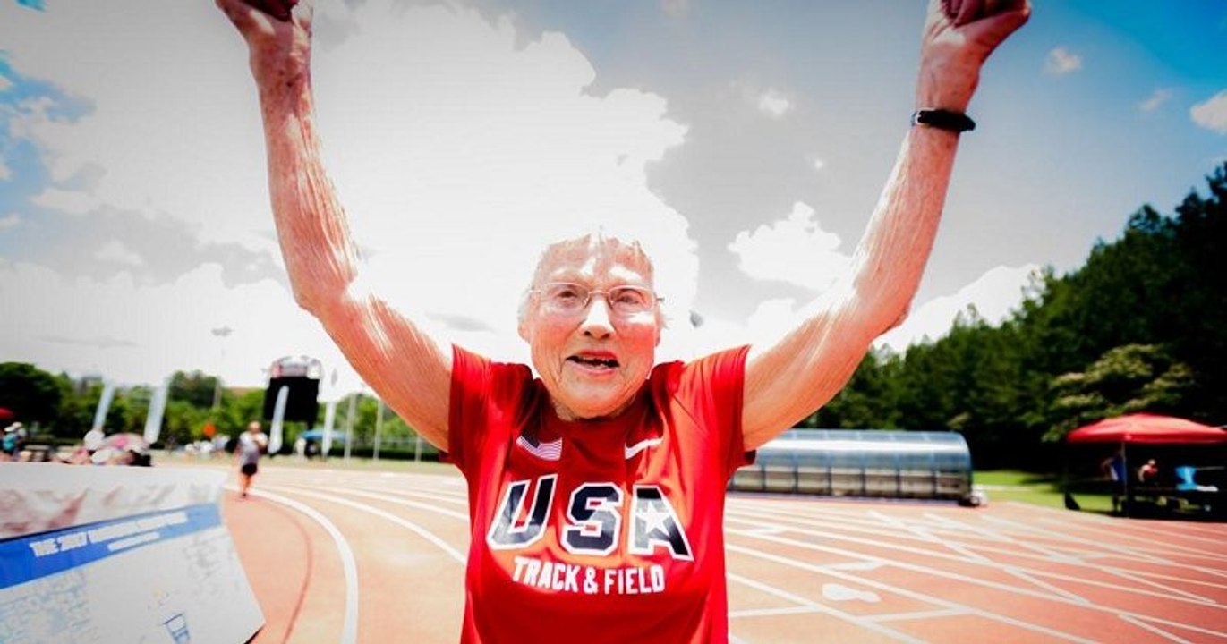 Âgée de 103 ans, elle remporte une nouvelle médaille d'or au 100 mètres !