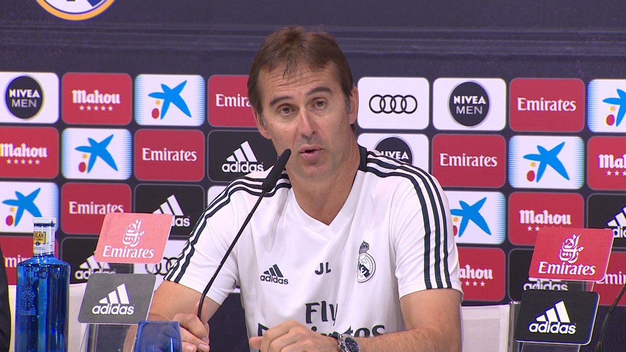 Lopetegui evitar comparar selección y Real Madrid