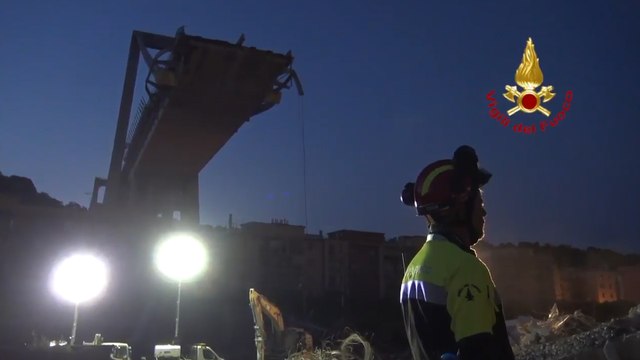 Asciende a 41 la cifra de muertos en el puente Morandi