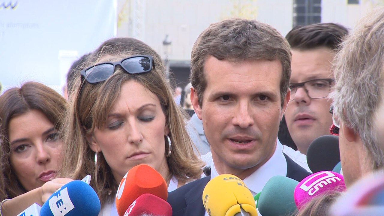 Casado ve "indignante" el uso "torticero" de los independentistas