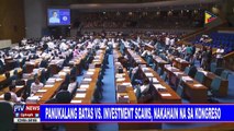 Panukalang batas vs investment scams, nakahain na sa Kongreso