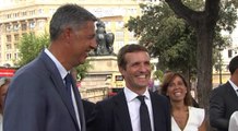 Casado y Albiol asisten al acto homenaje del 17A