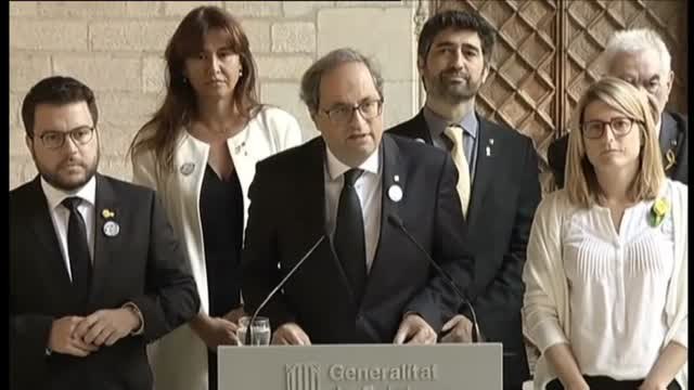 Torra, tras un año del 17-A: El Govern quiere enviar su apoyo y solidaridad a las víctimas y a sus familiares y amigos