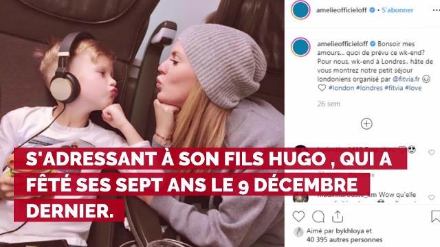 PHOTO. Amélie Neten adresse un touchant message à son fils Hugo : Je suis très fière de toi