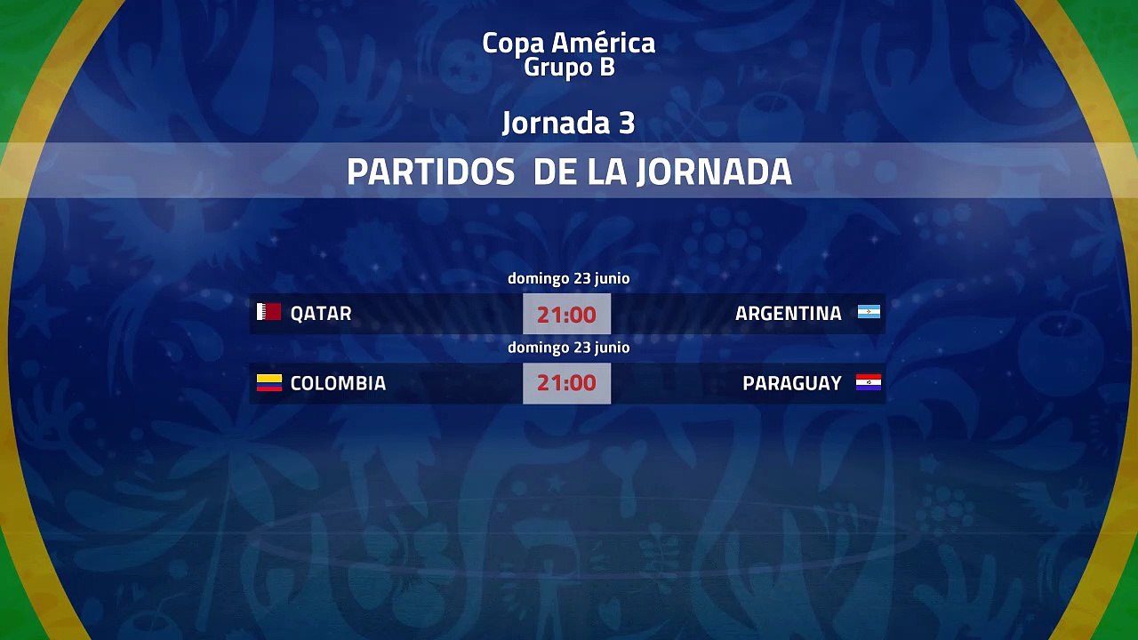 Previa de la Jornada 3 Copa América Grupo B