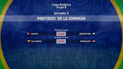 Previa de la Jornada 3 Copa América Grupo B
