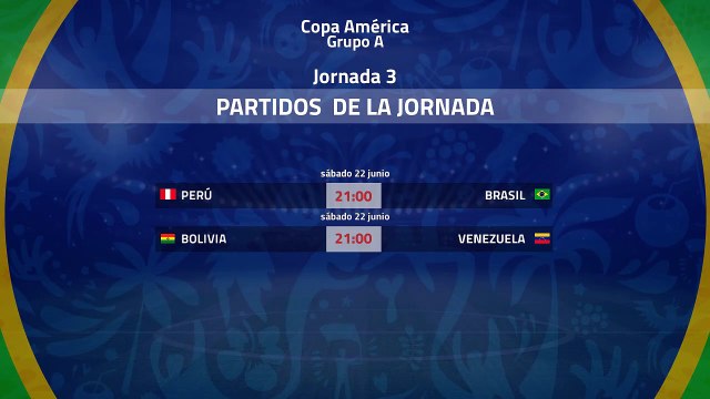 Previa de la Jornada 3 Copa América Grupo A