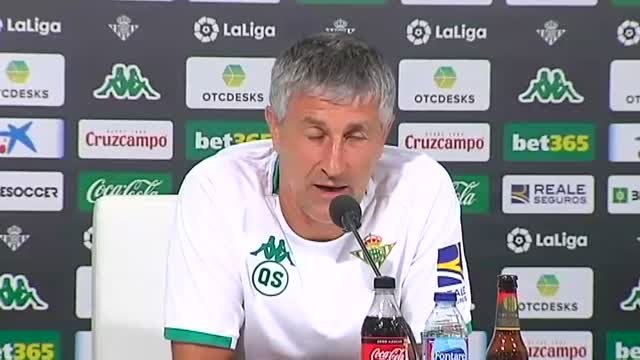 Setién sobre los partidos de la Liga en EEUU: No sé cómo vamos a llevar a los 60.000 socios