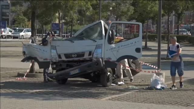 El milagro que salvó a un camionero de morir aplastado por el puente Morandi