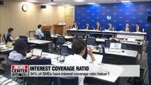 One of of three Korean companies have an interest coverage ratio below 1