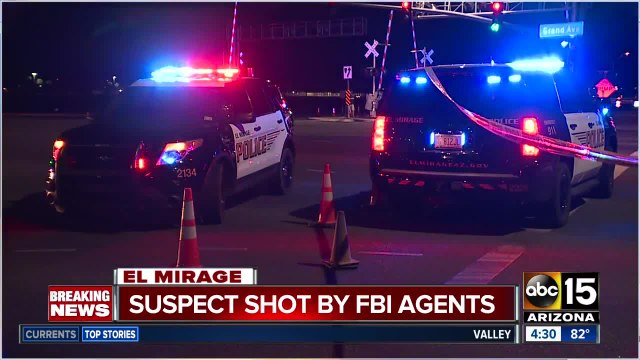 Two suspects hurt in El Mirage shooting with FBI officials