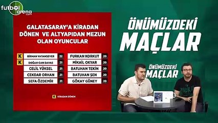 Galatasaray altyapısından A takıma yükselebilecek oyuncular hangileri?
