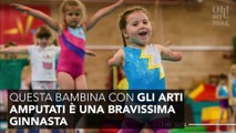 Una bambina con gli arti amputati è una bravissima ginnasta 5660