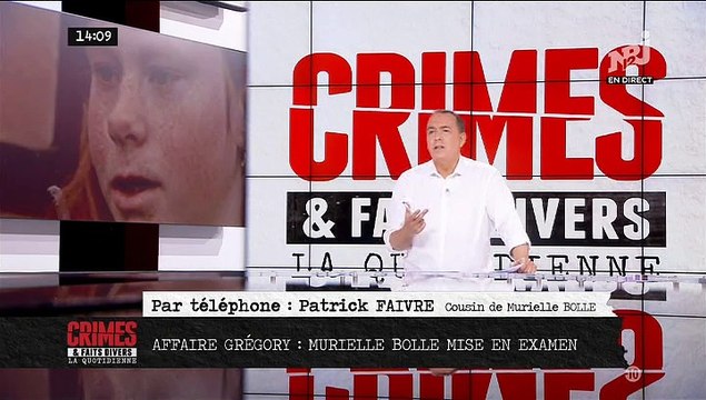 Affaire Grégory : Murielle Bolle mise en examen / Patrick Faivre, cousin de Mureille Bolle, s'exprime dans Crimes sur NRJ 12
