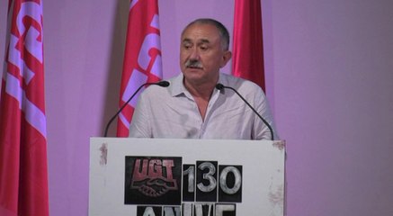 Álvarez (UGT) pide soluciones inmediatas al Gobierno
