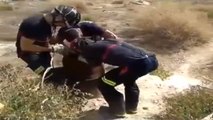 Los bomberos rescatan una camada de cachorros arrojados a un pozo en Murcia