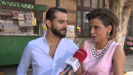 Protagonistas de la película de Paco Arango se divierten en el rodaje