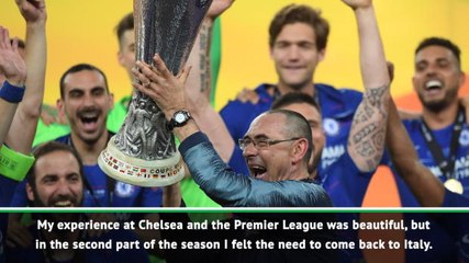 My experience at Chelsea was beautiful - Sarri
