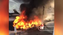 La explosión de un coche provoca el caos en Puerto Banús