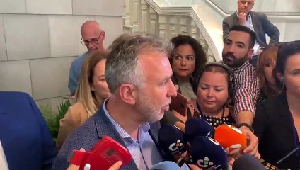 Ángel Víctor Torres: "Este apoyo simboliza lo que la mayoría de los canarios votaron"