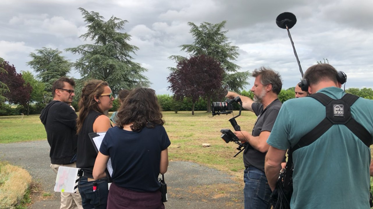 Tournage du moyen-métrage « Une sœur » de Franc...